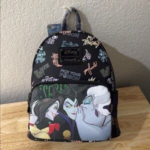 Disney Black Backpack with Iconic Design